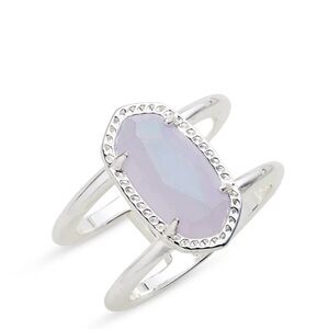 KENDRA SCOTT NEW SIZE 9 Double Band Lilac Ring